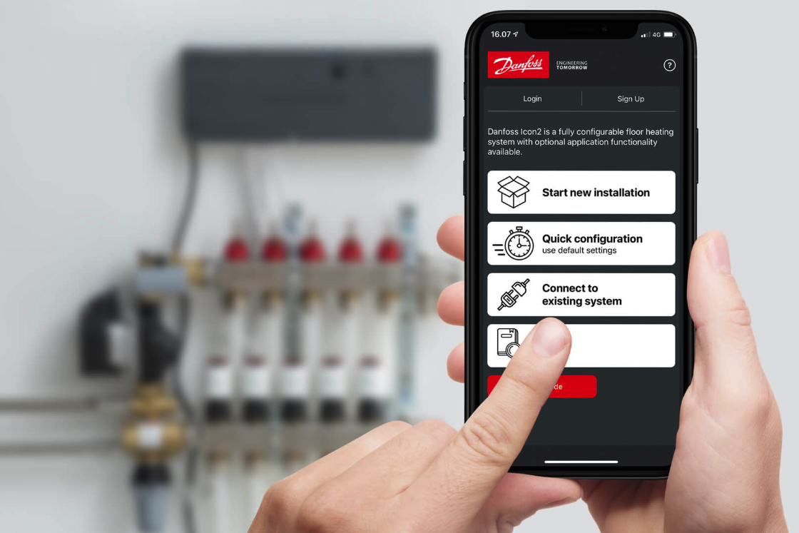 App-based installation