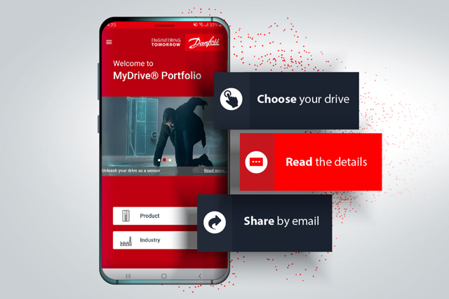 MyDrive® Portfolio on a mobile phone