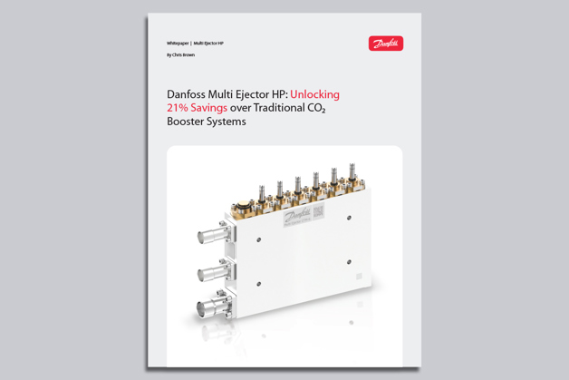 Download our latest white paper: Danfoss Multi Ejector HP: Unlocking 21% Savings over Traditional CO₂ Booster Systems