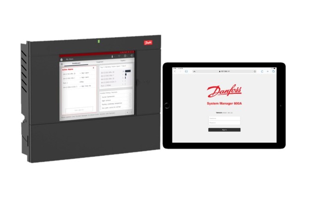 Les gestionnaires de système Danfoss AK-SM pour la réfrigération intelligente destinée à l'alimentation au détail.