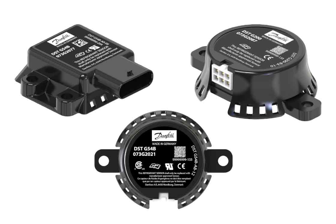 The newest Danfoss A2L gas sensors will be on display at Danfoss’ booth C4907 at AHR Expo in Las Vegas, Nevada.