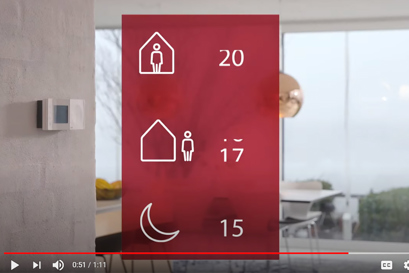 Energy savings with Danfoss TPOne thermostat