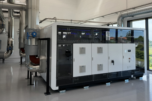 Heat pump room front