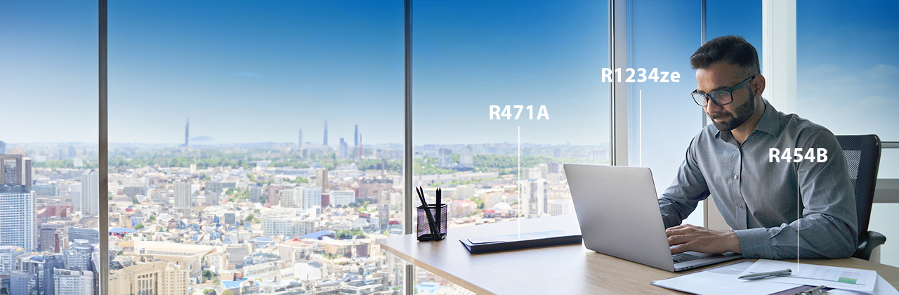 Refrigerants for lowering the GWP