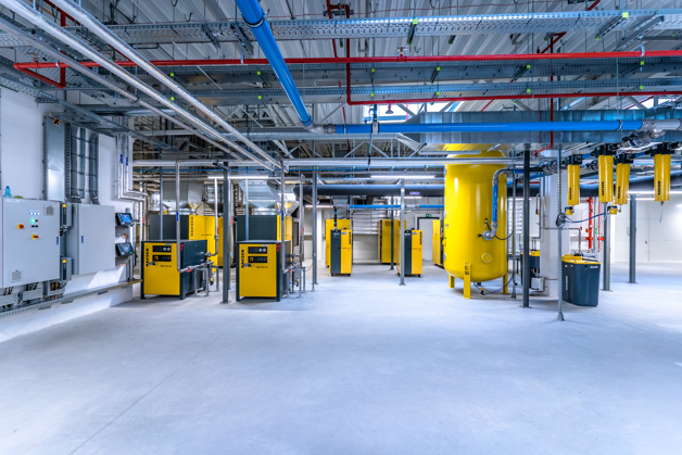 Inside the factory