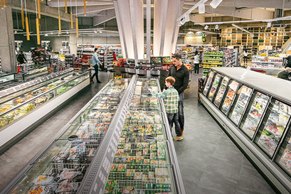 Integrated energy solutions in supermarkets
