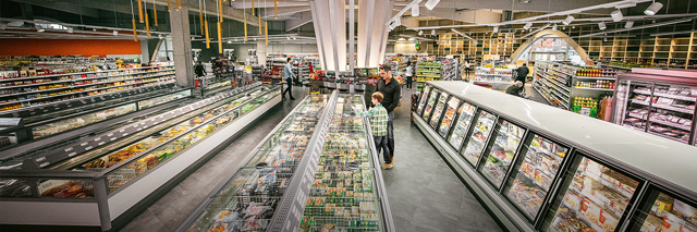 Integrated energy solutions in supermarkets
